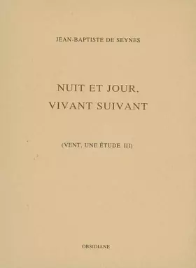 Couverture du produit · Vent, une étude: Tome 3, Nuit et jour, vivant suivant