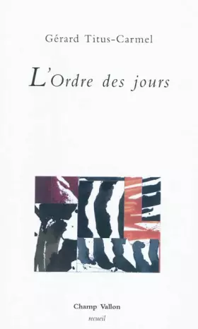 Couverture du produit · L'Ordre des jours