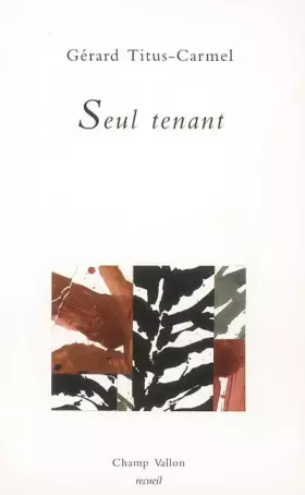 Couverture du produit · Seul tenant