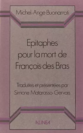 Couverture du produit · Epitaphes pour la mort de François-des-bras