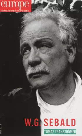 Couverture du produit · Europe, N° 1009, Mai 2013 : W G Sebald