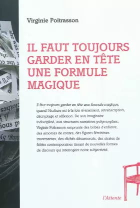 Couverture du produit · Il faut toujours garder en tête une formule magique