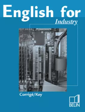 Couverture du produit · English for industry: Corrigé