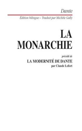 Couverture du produit · La monarchie, édition bilingue
