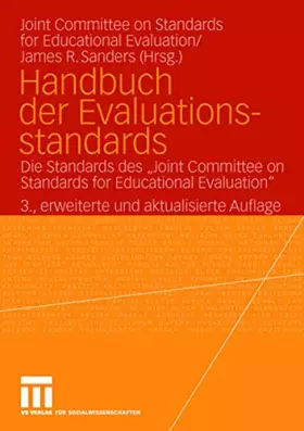 Couverture du produit · Handbuch der Evaluationsstandards: Die Standards des "Joint Committee on Standards for Educational Evaluation"