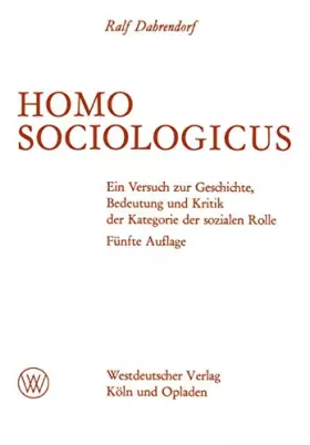 Couverture du produit · Homo Sociologicus (German Edition)