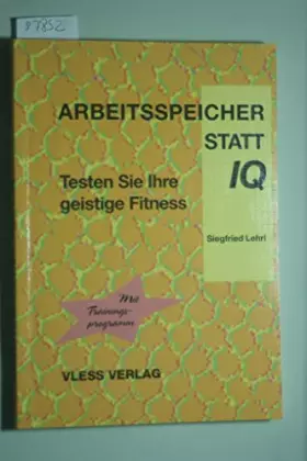 Couverture du produit · Arbeitsspeicher statt IQ: Testen und trainieren Sie Ihr Gehirn
