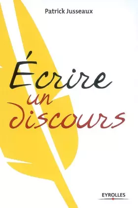 Couverture du produit · Ecrire un discours