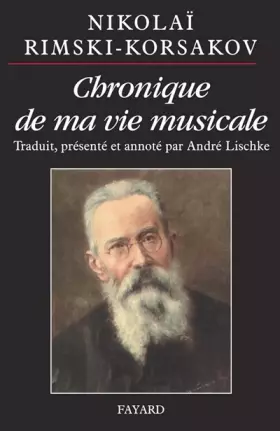 Couverture du produit · Chronique de ma vie musicale