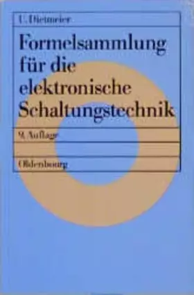 Couverture du produit · Formelsammlung für die elektronische Schaltungstechnik