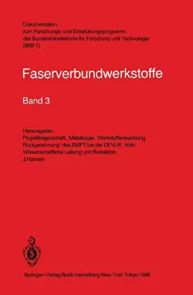 Couverture du produit · Faserverbundwerkstoffe Band 3 (Faserverbundwerkstoffe, 3, Band 3)