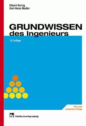 Couverture du produit · Grundwissen des Ingenieurs