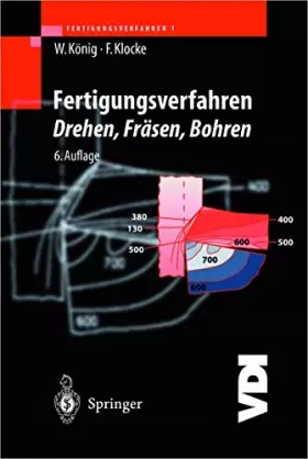 Couverture du produit · Fertigungsverfahren 1: Drehen, Fräsen, Bohren (VDI-Buch)