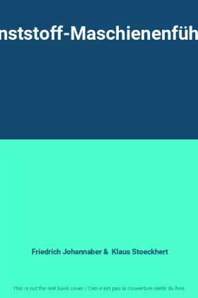 Couverture du produit · Kunststoff-Maschienenführer