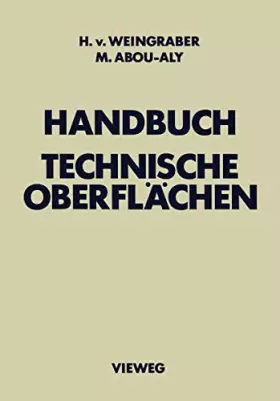 Couverture du produit · Handbuch Technische Oberflächen: Typologie, Messung und Gebrauchsverhalten