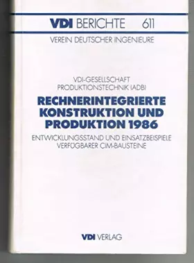 Couverture du produit · Rechnerintegrierte Konstruktion und Produktion. (Tagung München, Oktober 1990)
