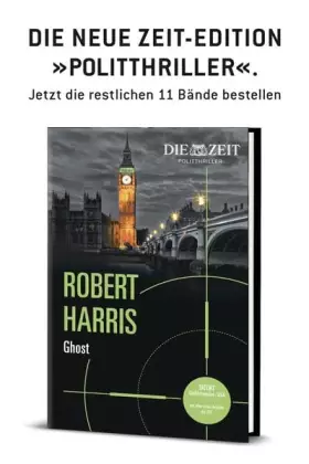 Couverture du produit · Ghost: Roman. Mit e. Krimi-Analyse der ZEIT-Redaktion (ZEIT Kriminalromane)