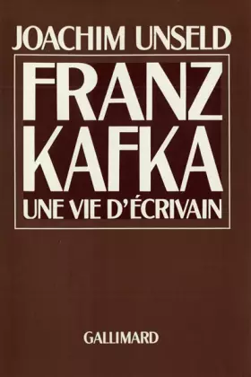 Couverture du produit · Franz Kafka: Une vie d'écrivain