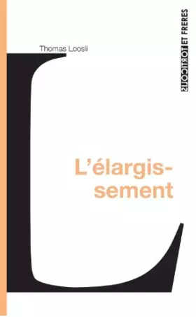 Couverture du produit · L'élargissement