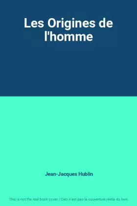 Couverture du produit · Les Origines de l'homme