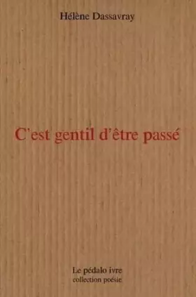 Couverture du produit · C'est gentil d'être passé