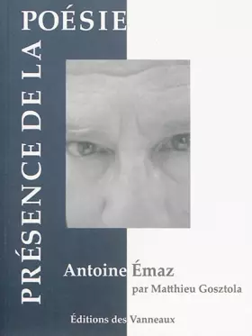 Couverture du produit · Antoine Emaz