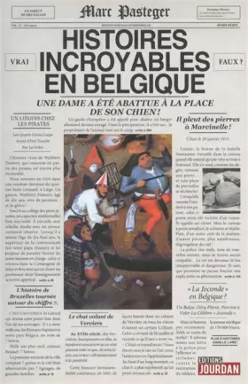 Couverture du produit · Histoires incroyables en Belgique
