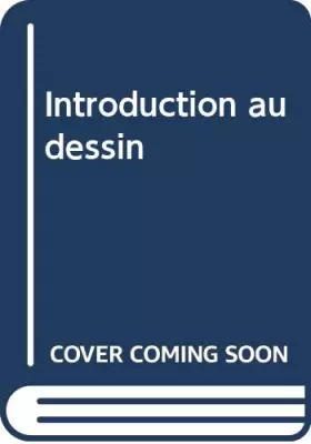 Couverture du produit · Introduction au dessin