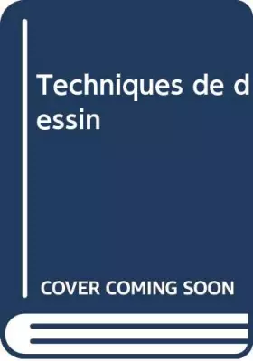 Couverture du produit · Techniques de dessin
