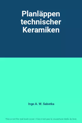 Couverture du produit · Planläppen technischer Keramiken