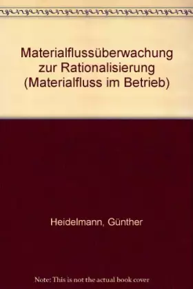 Couverture du produit · Materialflußüberwachung zur Rationalisierung