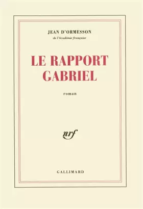 Couverture du produit · Le rapport Gabriel