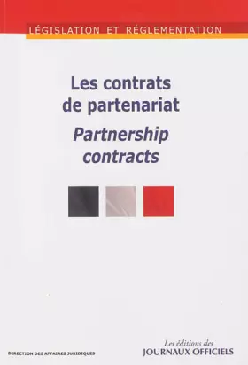 Couverture du produit · Les contrats de partenariats / partnership contracts (fr-ang)