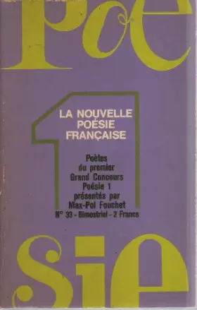 Couverture du produit · La nouvelle poésie francaise