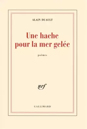 Couverture du produit · Une hache pour la mer gelée
