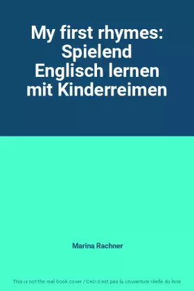 Couverture du produit · My first rhymes: Spielend Englisch lernen mit Kinderreimen