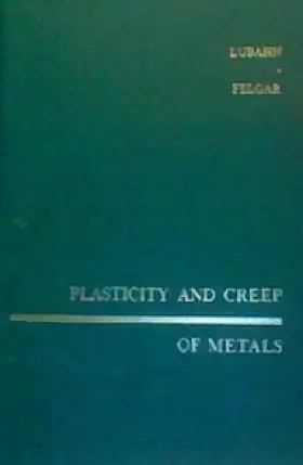Couverture du produit · Plasticity of Creep of Metals
