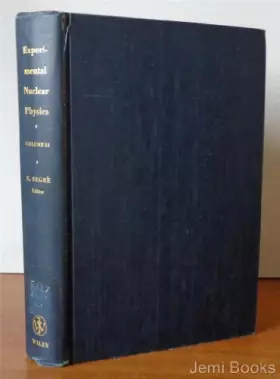 Couverture du produit · Experimental Nuclear Physics Volume II