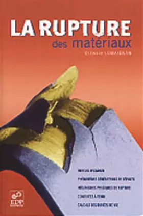 Couverture du produit · La rupture des matériaux