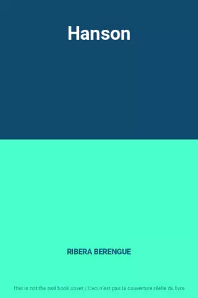 Couverture du produit · Hanson
