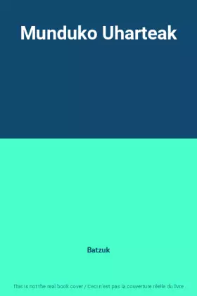 Couverture du produit · Munduko Uharteak