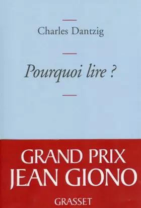 Couverture du produit · Pourquoi lire ?