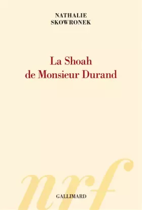 Couverture du produit · La Shoah de Monsieur Durand