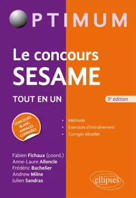 Couverture du produit · Le Concours Sesame 3ed