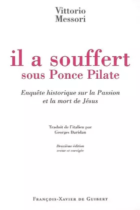 Couverture du produit · Il a souffert sous Ponce Pilate