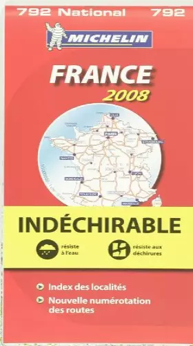 Couverture du produit · FRANCE HAUTE RESISTANCE / ONVERSCHEURBAAR 17792 CARTE ' NATIONAL ' MICHELIN KAART