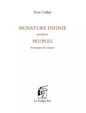 Couverture du produit · Signature infinie