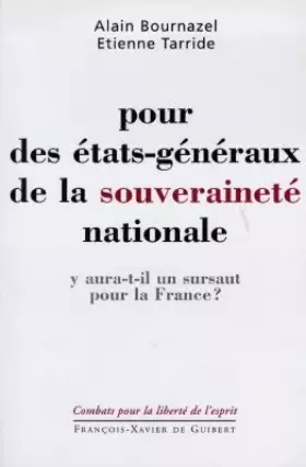 Couverture du produit · Pour des états-généraux de la souveraineté nationale