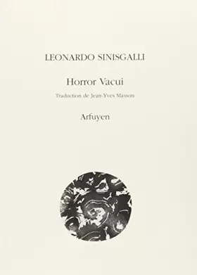 Couverture du produit · Horror vacui