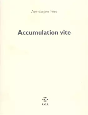 Couverture du produit · Accumulation vite